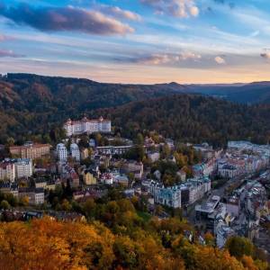 Karlsbad Panoramablick