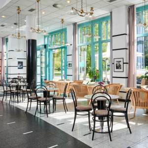 Caffè von Hotel Cristal in Marienbad